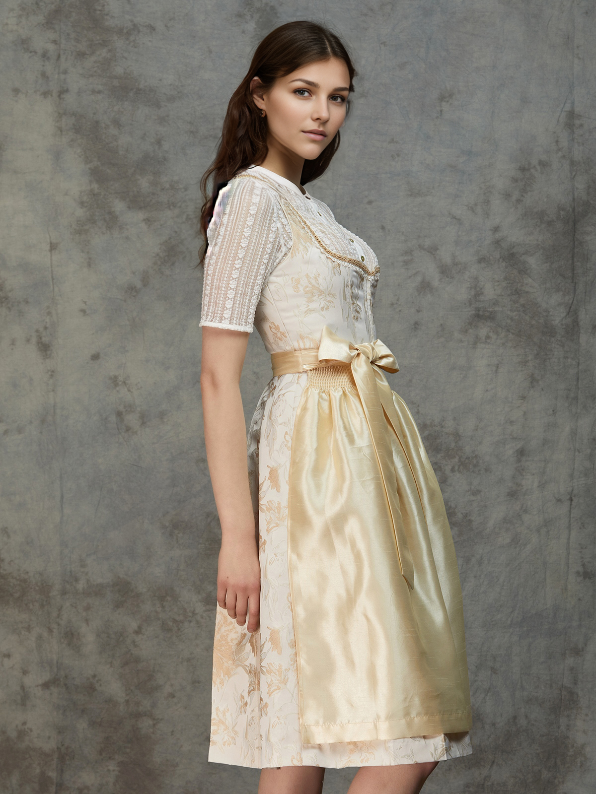Dirndl mit elegantem Ausschnitt