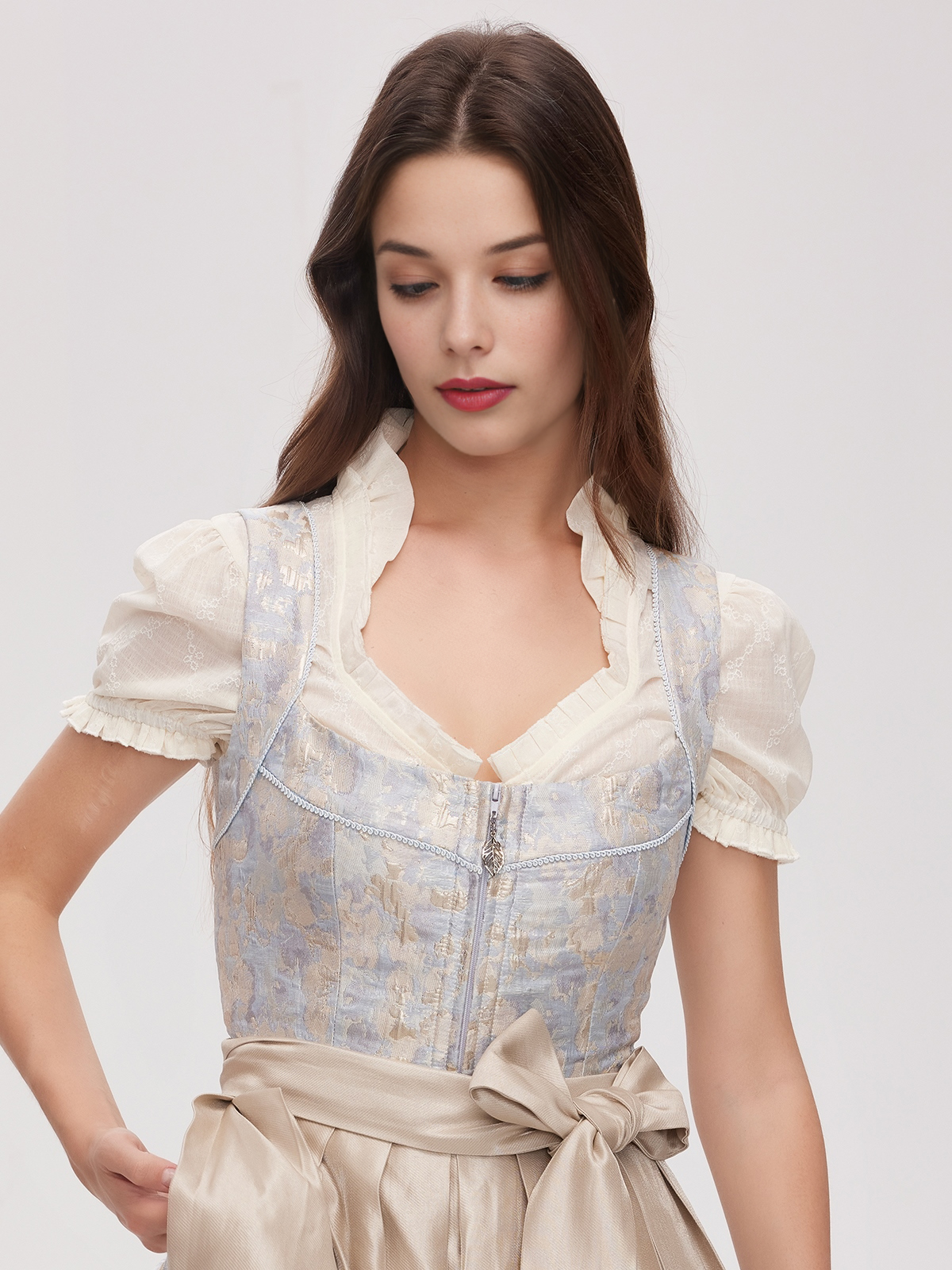 Dirndl 70cm in Blau