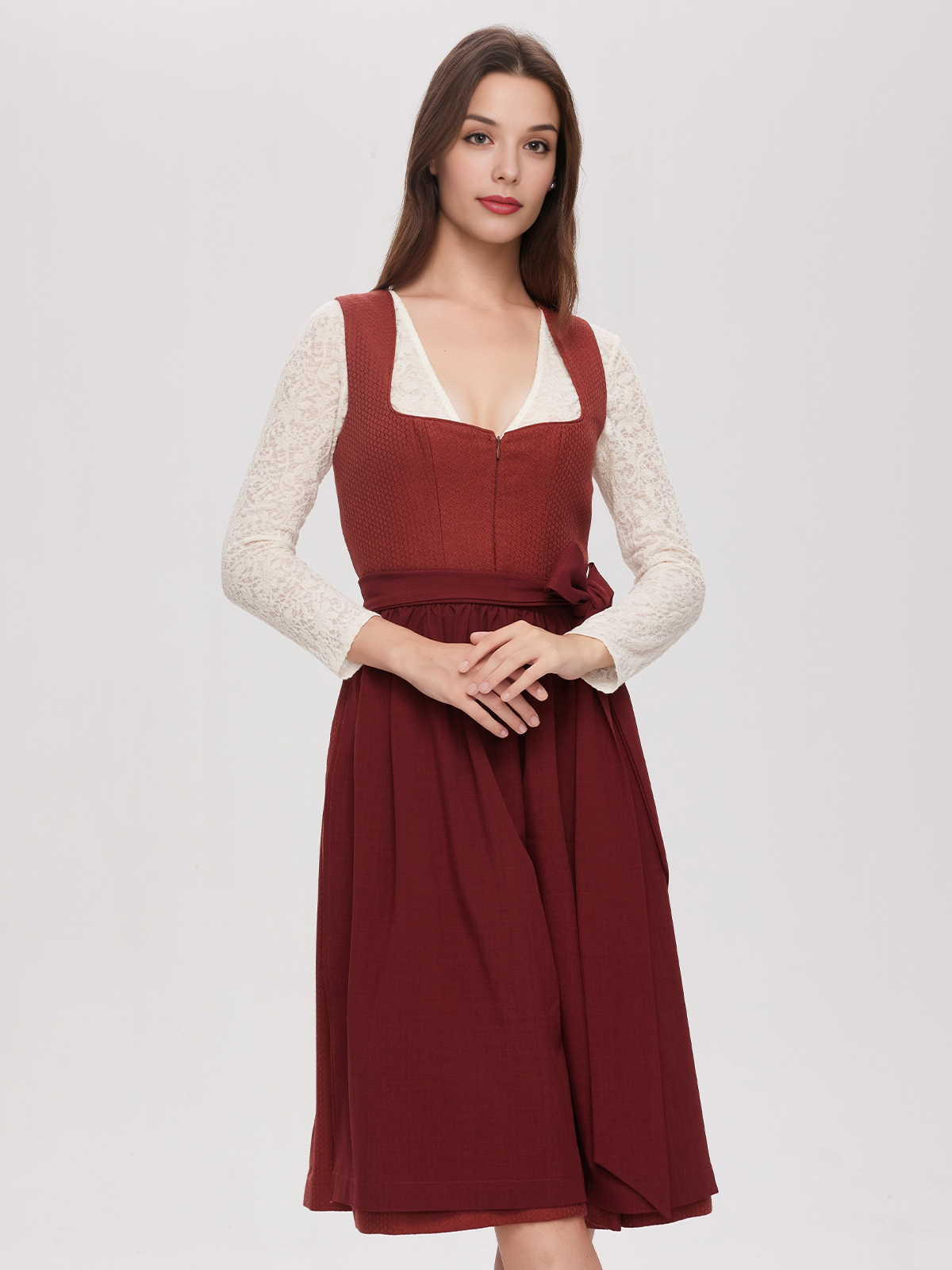 Dirndl aus Samt in Rot – ein zeitloser Klassiker