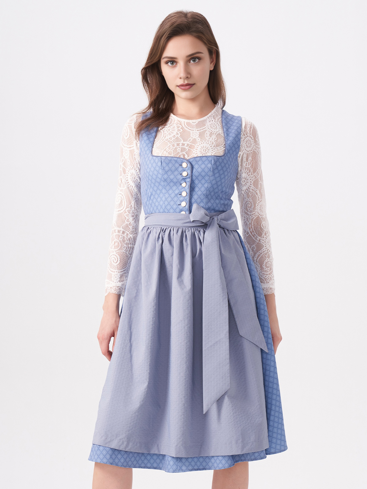 Dirndl in Blau