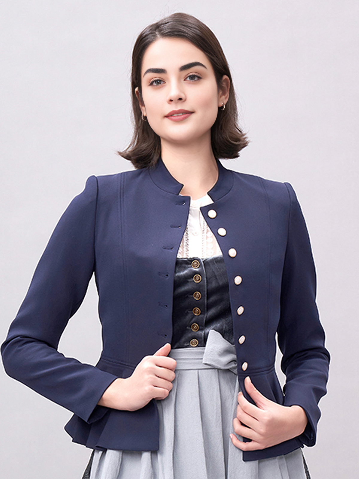 Dirndl mit moderner Jacke