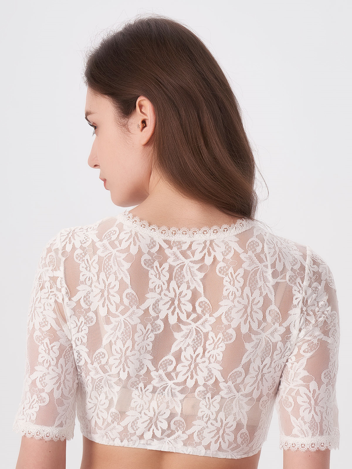 Dirndl mit Leder-Akzenten