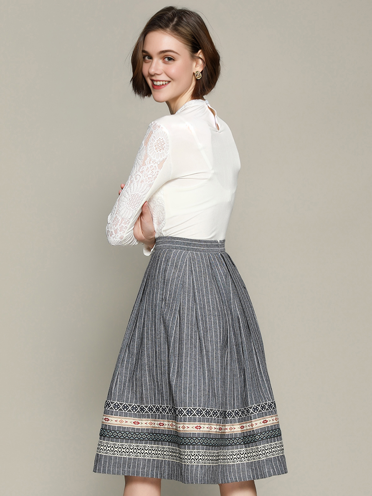 Romantik Symbol in Dirndl-Mode