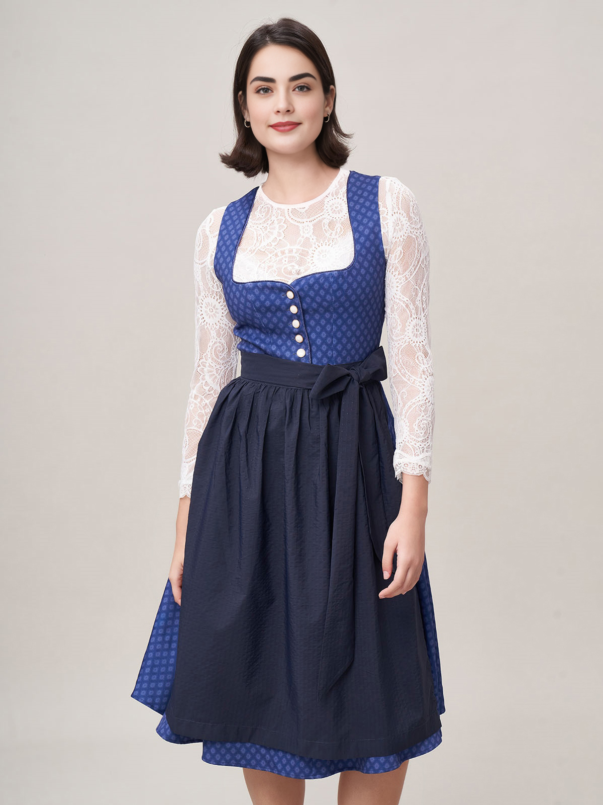 Dirndl in Blau – Eleganz und Tradition vereint