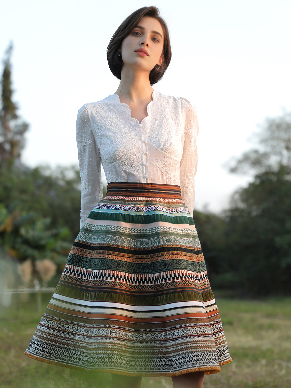 Stylisches Herrenhemd in Blau